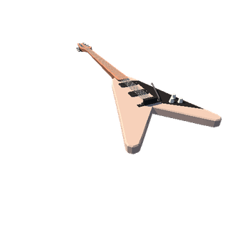 Electric Guitar Arrow White